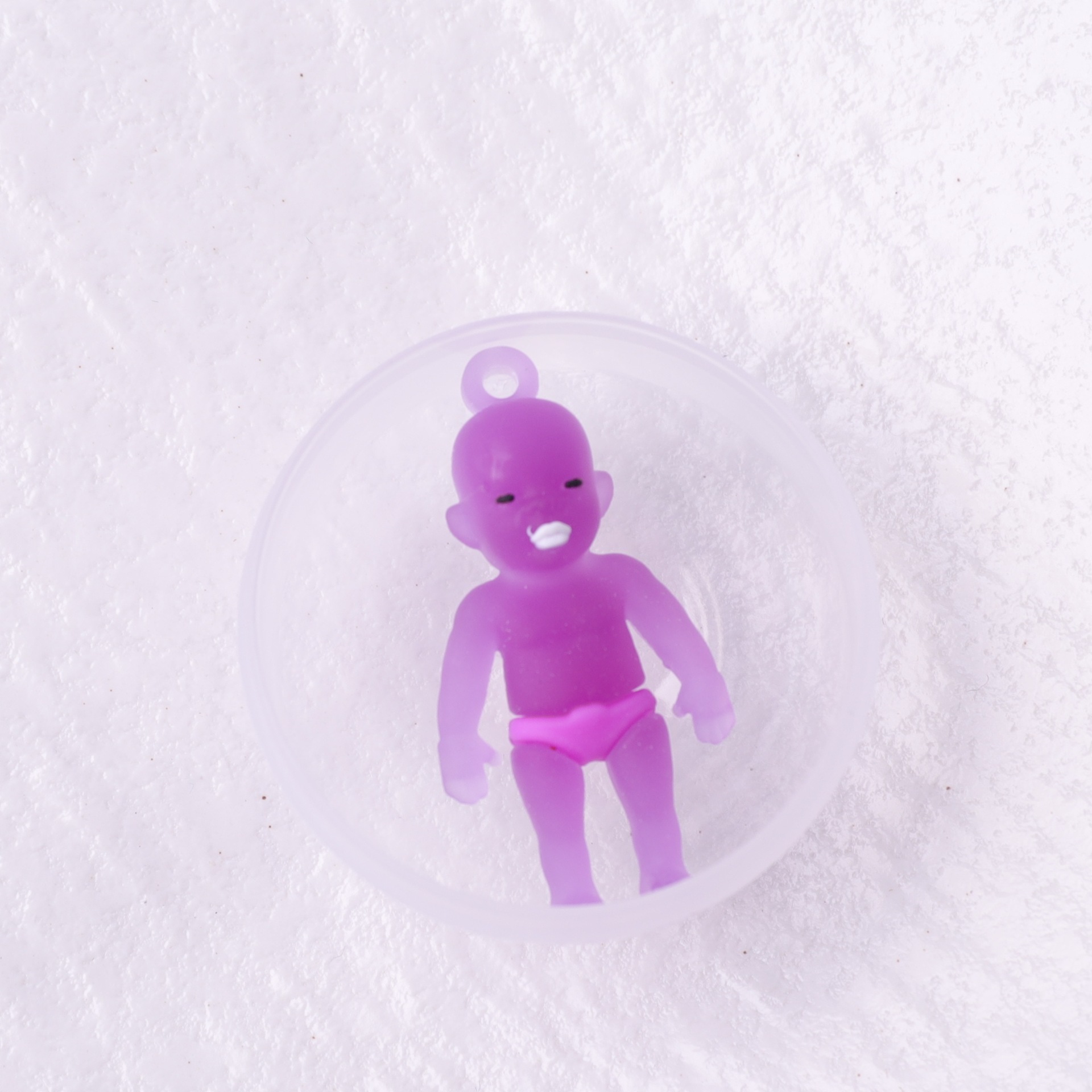 Gacha de 45mm creativo lindo pato asado que cambia de color Gacha transparente mezclado Gacha de juguete bola de juguete regalo