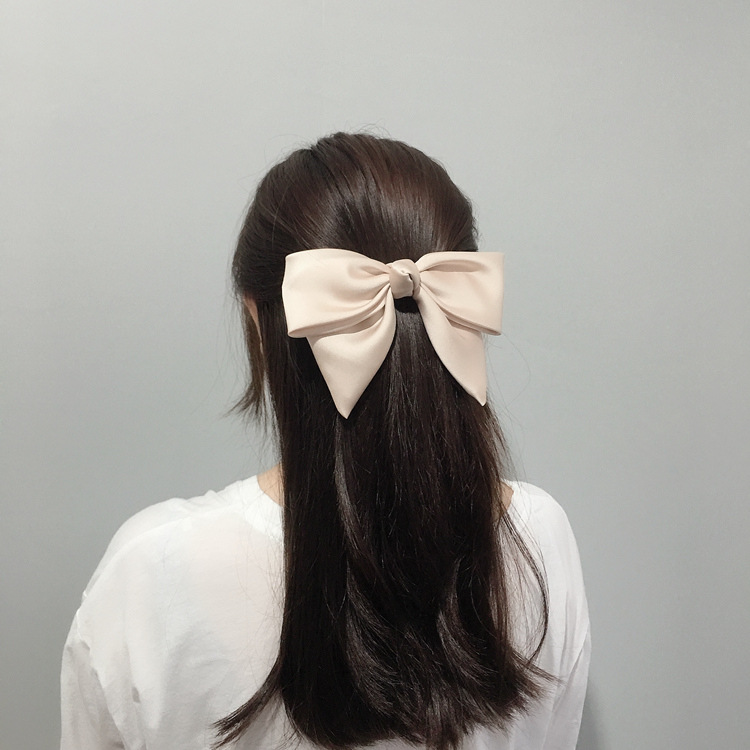 Women's Elegant Simple Style Bow Knot Cloth Hair Clip display picture 6