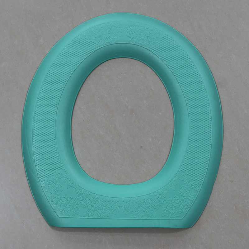 Cojín de asiento de inodoro EVA adhesivo Four Seasons universal de secado rápido anti-fouling cojín de asiento de inodoro EVA impermeable suave cojín de asiento de inodoro