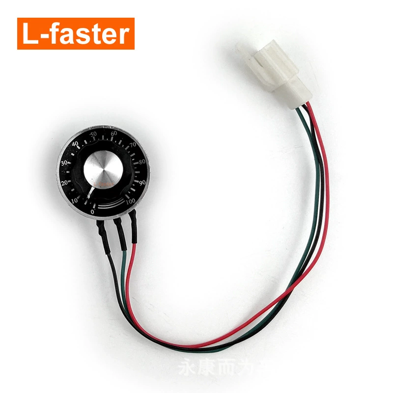 Потенциометр Кнопка дроссельной заслонки поворотная ручка ускоритель скорости подходит для электрической тележки пивной велосипед