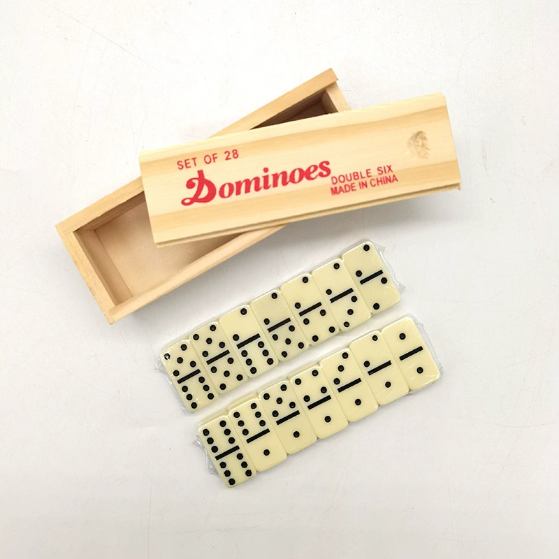 Домино Dominoes 5010 в деревянной коробке, желтого цвета, прямые поставки с завода, трансграничная торговля.