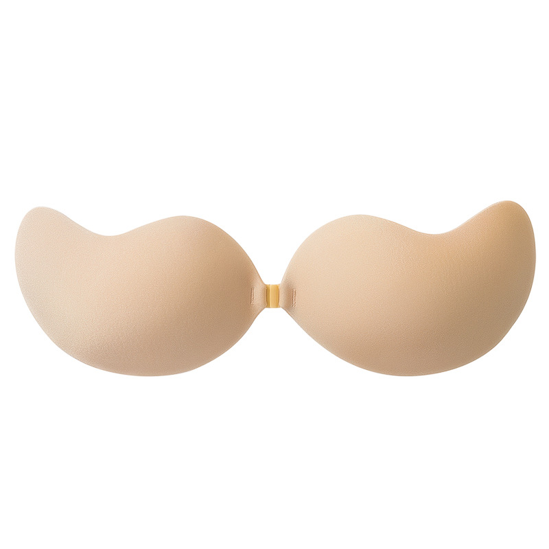 Pegatinas en el pecho de las mujeres de verano Delgado pecho grande y pequeño empuja hacia arriba el pecho soporte mamario pegatinas Correa vestido de novia anti-Bump sujetador de silicona invisible