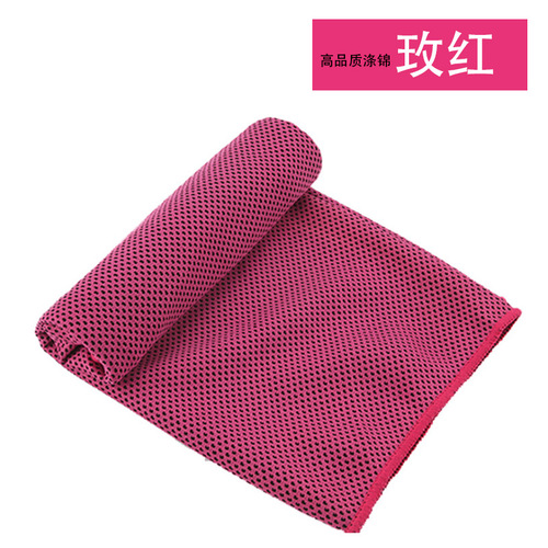 Summer cold towel cooling and heatstroke prevention fitness cool towel outdoor sports quick-drying sweat-absorbent towel cool towel wholesale
