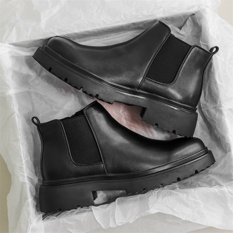 Martens, высокие демисезонные полусапоги на платформе, английский стиль, обувь, британский стиль