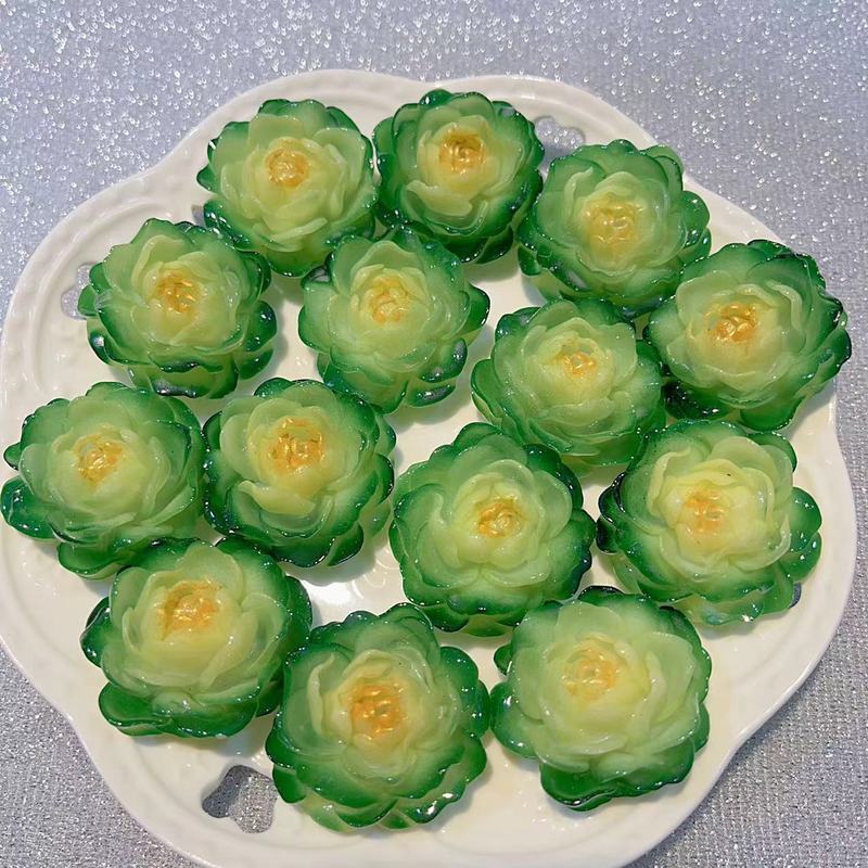 【扎染大茉莉】37mm手工DIY饰品手机壳镜子发饰树脂|undefined