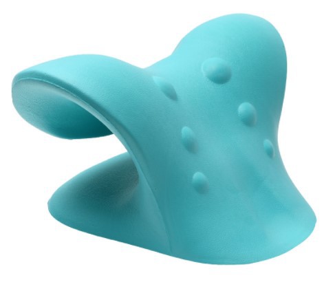 녹색 플랫 바닥 경적 베개