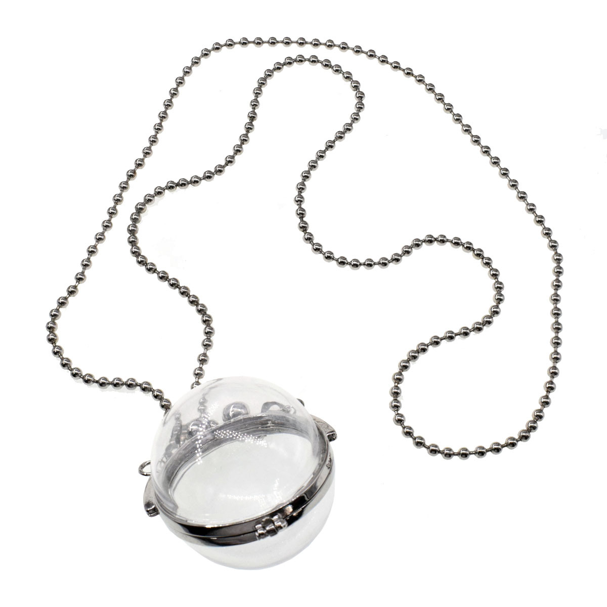 Nihaojewelry Transparente Kristallkugeltasche Runde Perlenkette Körperkette Großhandel Schmuck display picture 5