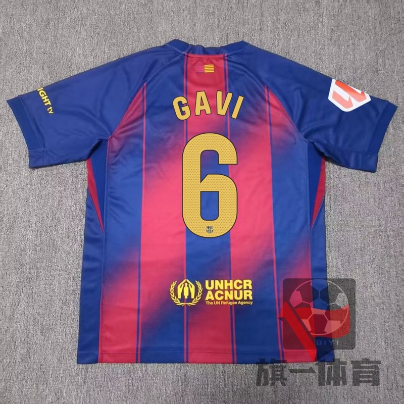 2526 バルセロナ アウェイ ファンバージョン ジャージ No.10 アマール No.8 ペドリ No.9 レヴァン サッカーユニフォーム シングルトップ|undefined