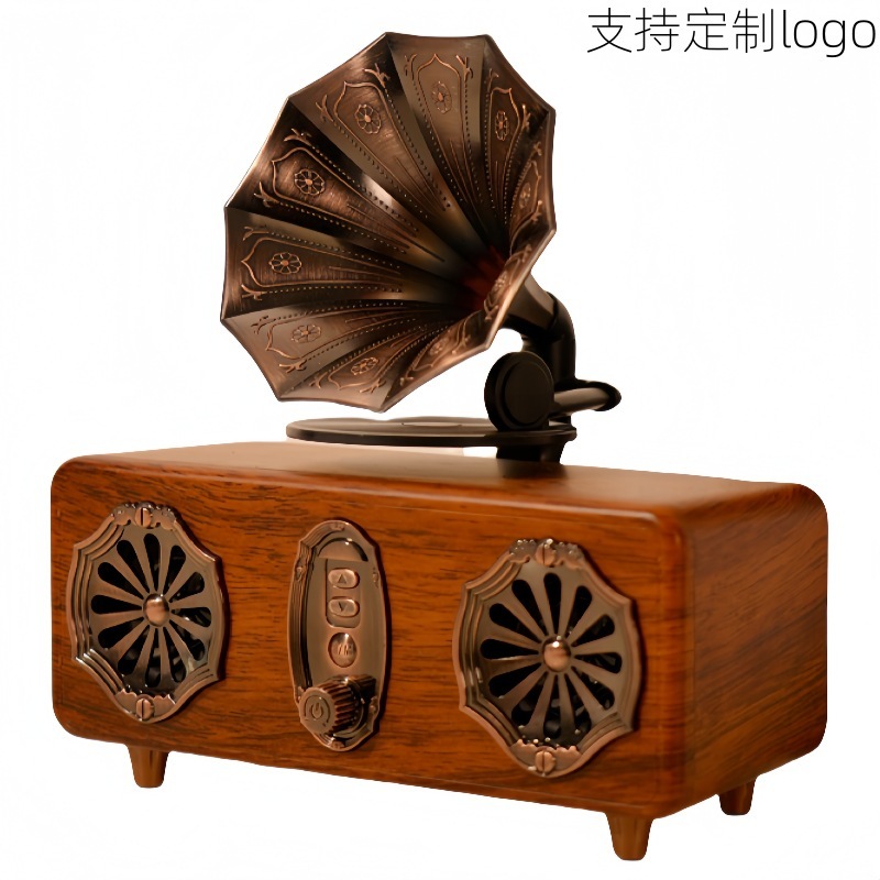 跨境新款蓝牙音响高音质复古收音机大音量无线音响蓝牙音箱低音炮|undefined