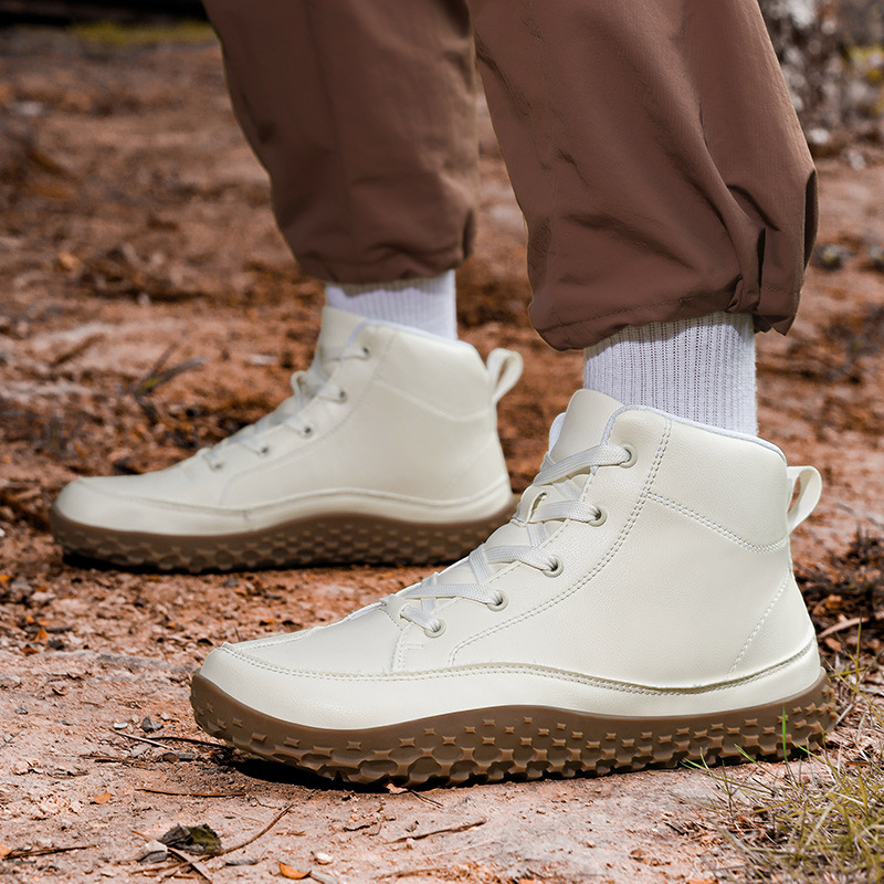 秋冬外贸大码48宽头中帮防水耐磨徒步男鞋跨境登山旅游休闲户外鞋