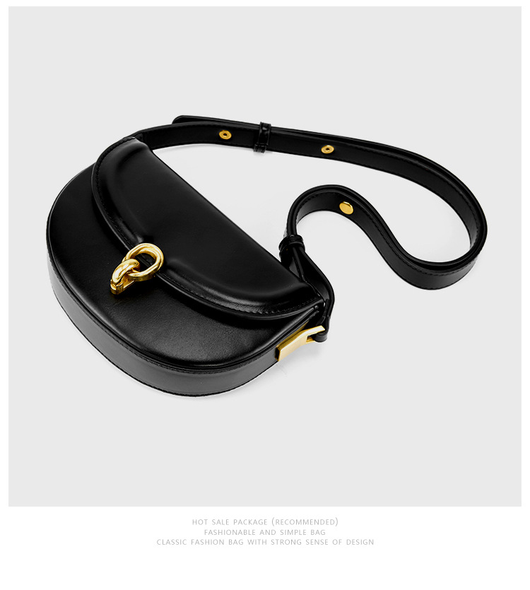 480g Weight Pu Leather Lining Material Lock clasp Closure Type Single Shoulder Strap Strap Type Saddle Bag Bags Type Street Occasion Pu Leather Material Women's Backpack Backpack Solid Color Pattern All Seasons Season Women's Gender Streetwear Style Oval Shape Small Size Women's Small All Seasons Pu Leather Solid Color Streetwear Oval Lock Clasp Saddle Bag