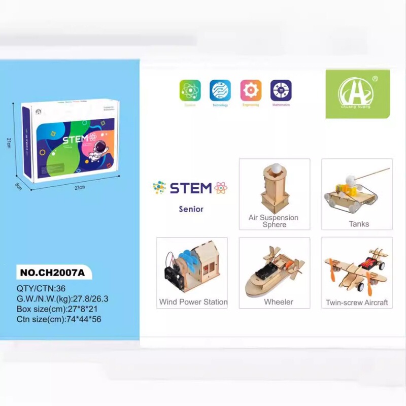 Cross-Border Amazon Science Physics Experiment Kit for Elementary School Students, Technology DIY Handmade Small Inventions, Steam Toys