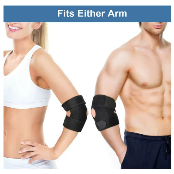 Adjustable Spring-Supported Breathable Elbow Brace with Compression for Sports, Weightlifting, Fitness, Outdoor Activities, and Badminton Protective Gear Wholesale
