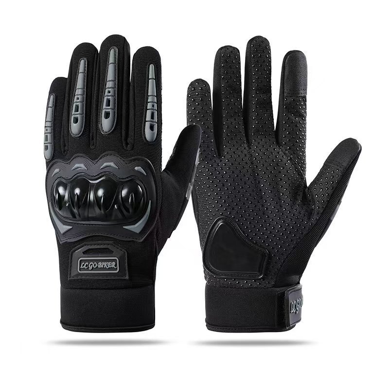 Guantes de locomotora de cuatro estaciones de protección general antideslizante desgaste pantalla táctil deportiva al aire libre guantes de motocicletas