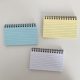 Simple Thickened Tearable Multifunctional Coil Book Candy-colored Horizontal Line Student Portable Notebook Message index card
