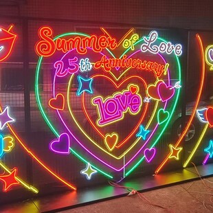Neon Luminous Characters Barbecue Shop Acrylic Billboard Bar Non-Standard Sign Popular Wall Decoration Outdoor Waterproof