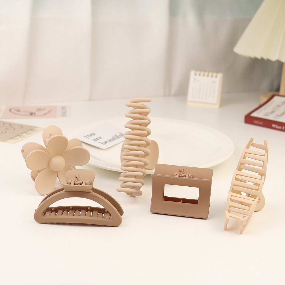 Clip de pelo de baño updo transfronterizo Cabeza trasera clip de pelo grande clip de pelo fijo temperamento clip de pelo clip de tiburón celebridad de Internet