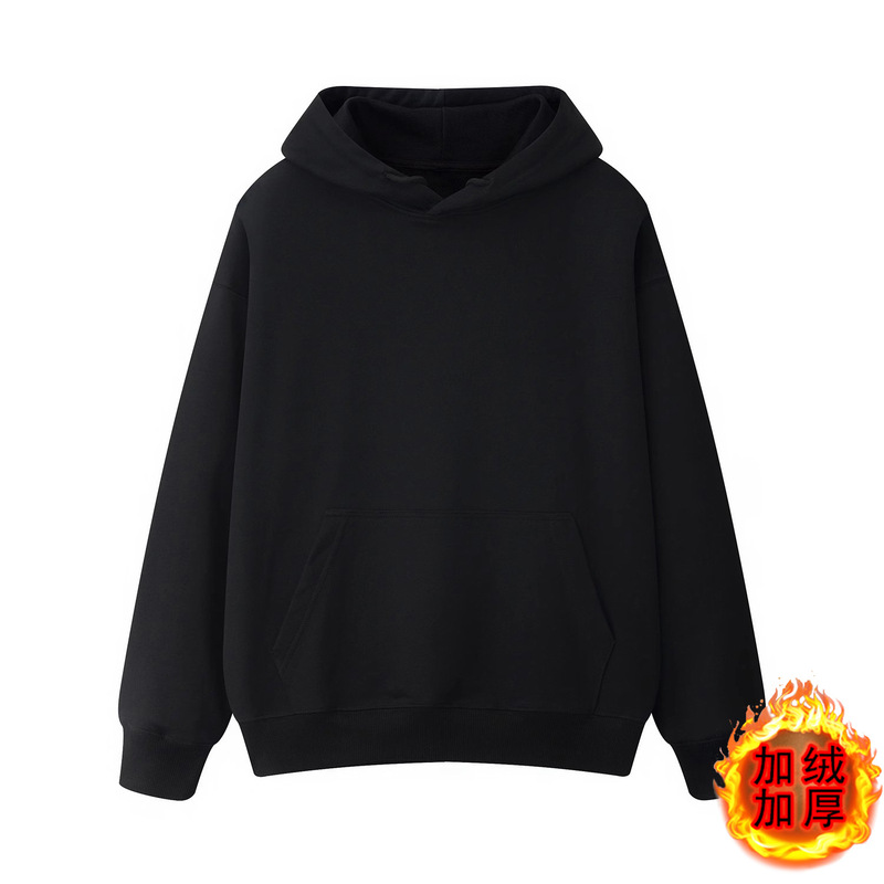 圆领纯棉卫衣定制印图logo企业秋冬工作服文化广告衫宽松加绒跨境|undefined