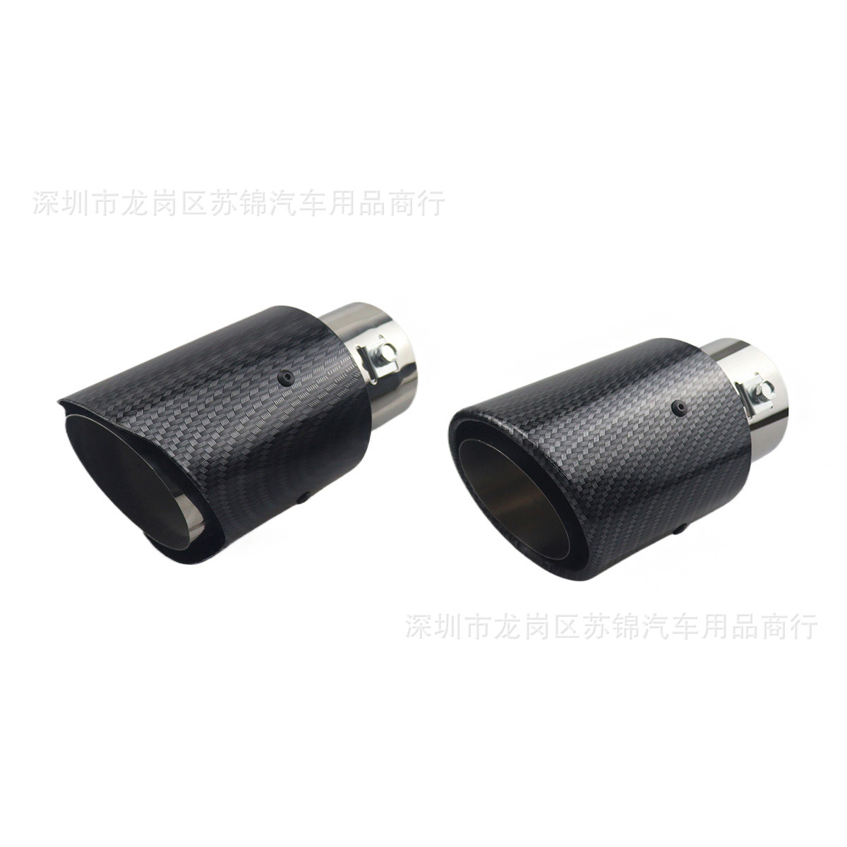 Car Modified Exhaust Pipe Carbon Fiber Tail Pipe Scorpio Exhaust Pipe Muffler Water Transfer Printing Stainless Steel Tail Pipe Tail Pipe