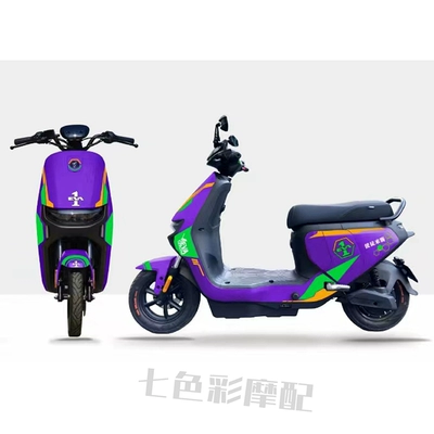 Electric car big tripod: F30C/Fmix Vehicle Electric Motorcycle - no-9-f30-set-of-violet-stickers-eva