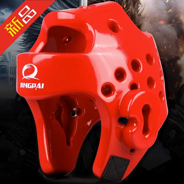 Competitive taekwondo protective gear helmet adult children head protection Red Blue boxing helmet odorless thickened free shipping
