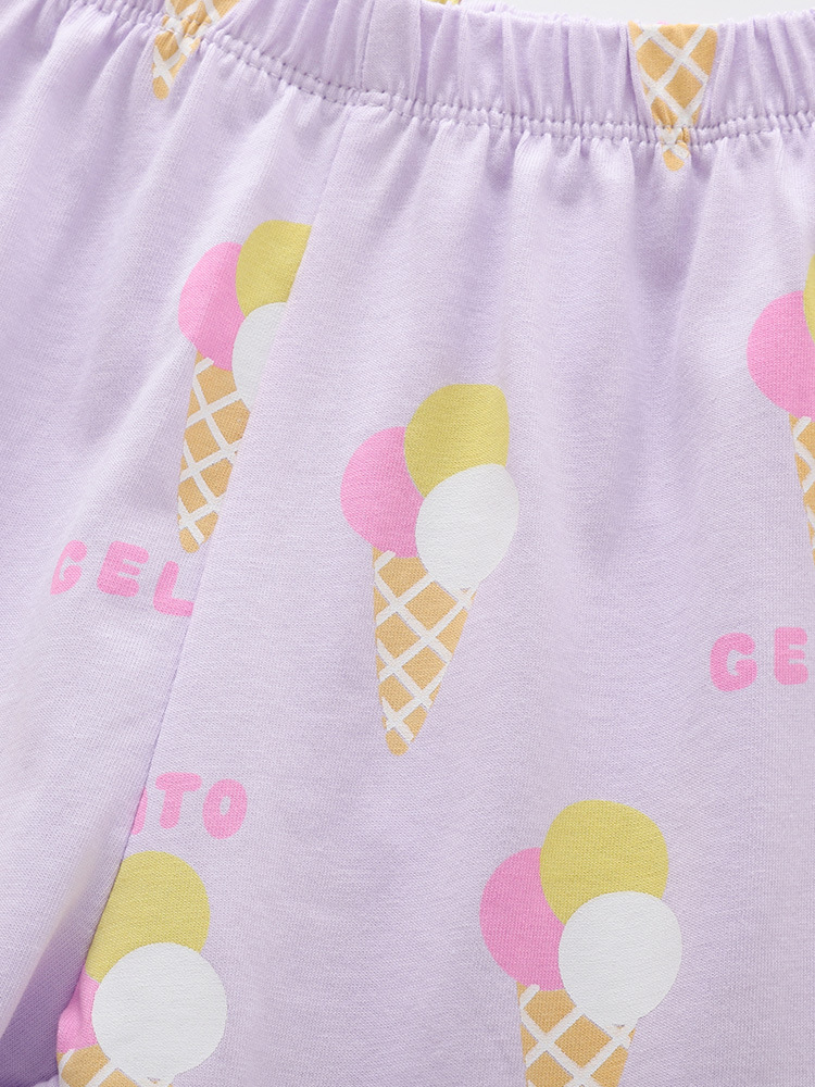 Transfronterizo malwee pijamas de niñas verano nuevo estilo europeo y americano niños de cuello redondo de manga corta lindos set de verano para niñas