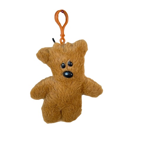 Squeaky Teddy Bear Pendant Cute Doll Bean Tilted Bear Key Pendant Bag Pendant GJ212
