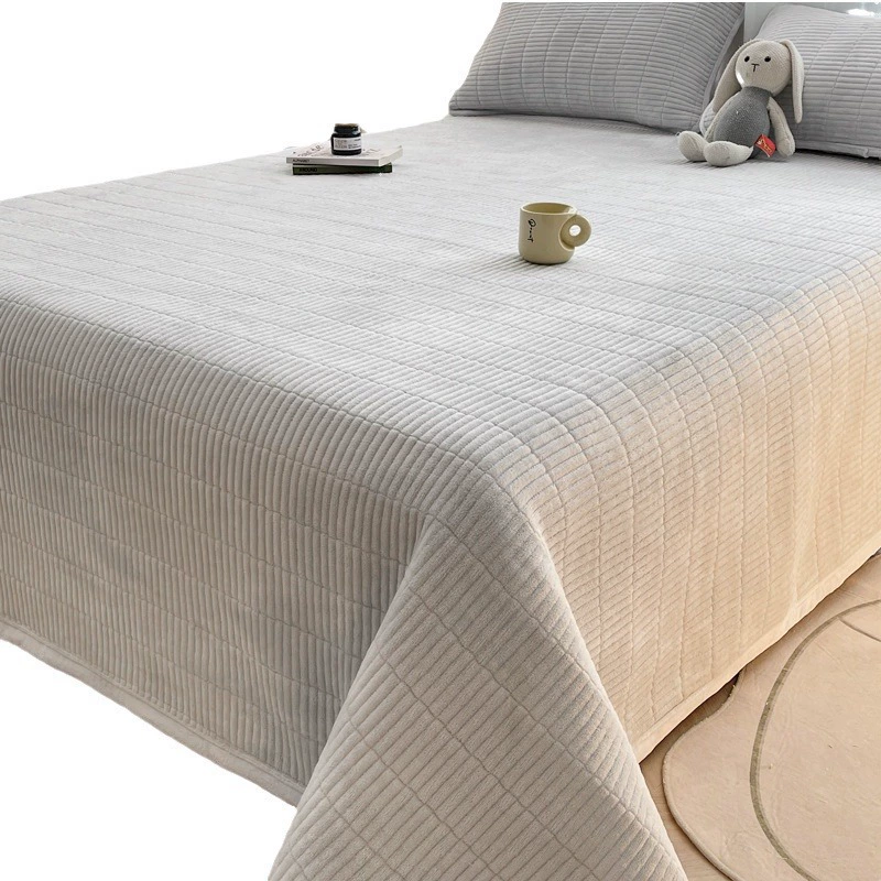 Keep warm set, quilted sheet, winter mattress for bed, increased thickness, 3 piece set