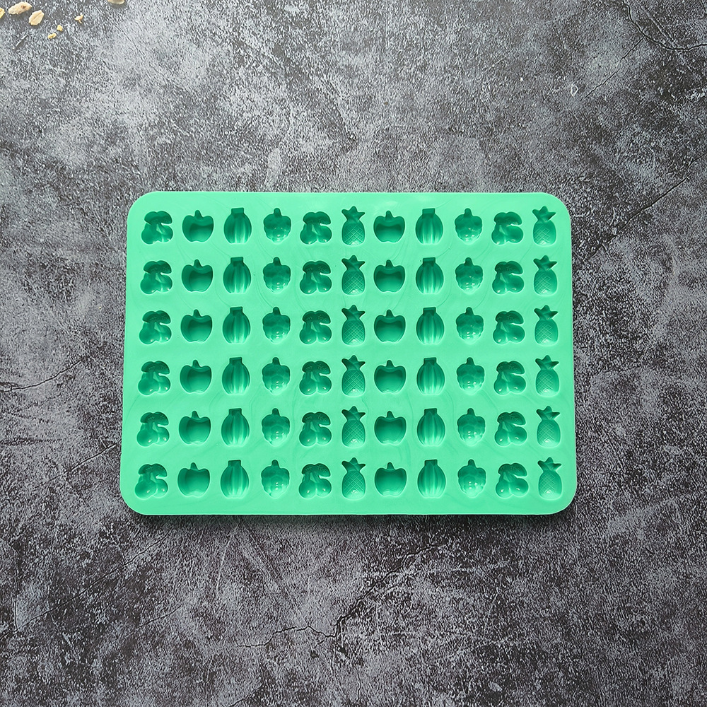 66 Fruit Pineapple 329 chocolate molde de silicona adecuado para molde de dulces molde de horneado de galletas DIY