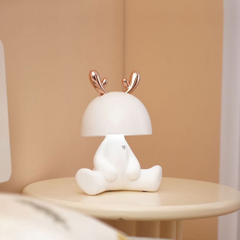 Lámpara de escritorio de protección de ojos LED recargable para regalo de cumpleaños para la novia para la novia para la novia para la luz de la noche (sin Bluetooth)