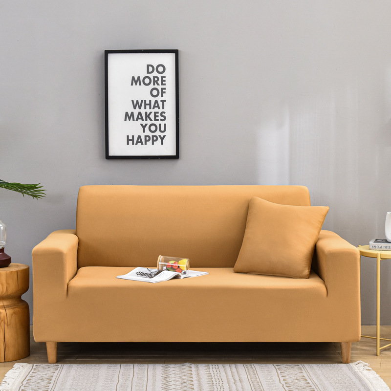 Combinación de seda de leche sofá cubierta elástica todo incluido toalla de sofá antideslizante cubierta de tela combinada cubierta de sofá simple al por mayor