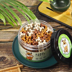 Aero Dog Dental Bone Canned Six-Star Dental Chewing Stick Mixed Flavor Twist Bone Pet Food Chewing Bone Snack