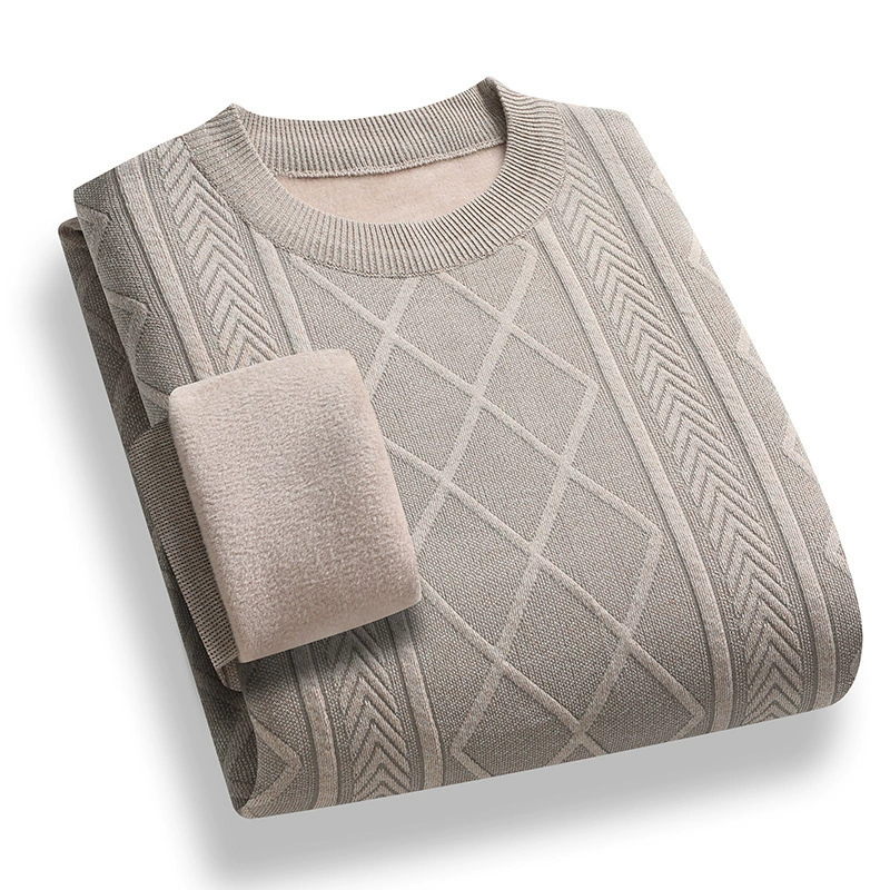 Осенний и зимний свитер для пожилых мужчин