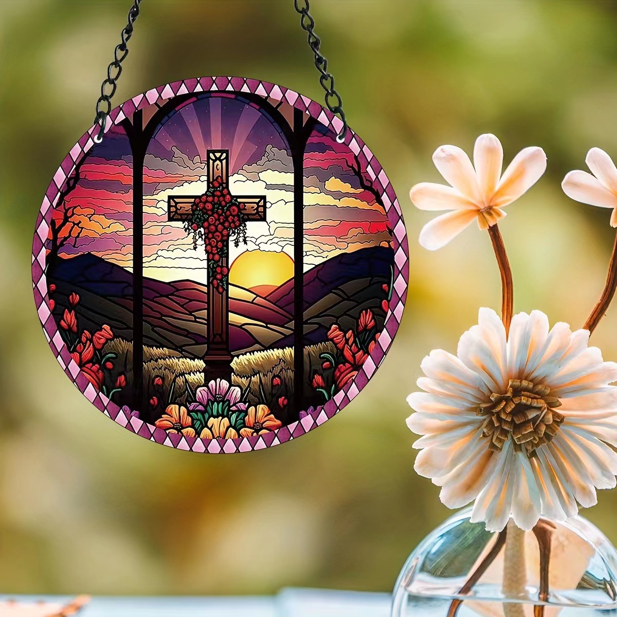 Transfronterizo nuevo coche accesorios magnífico redondo mariposa casa adornos de acrílico material de Navidad decoraciones para el hogar