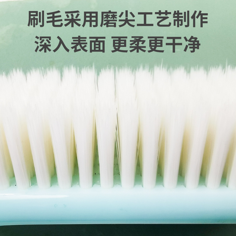 mango de silicona cepillo de zapatos de lana suave material nano blanco lavado de zapatos doméstico artefacto de desincrustación no daña zapatos limpieza profunda