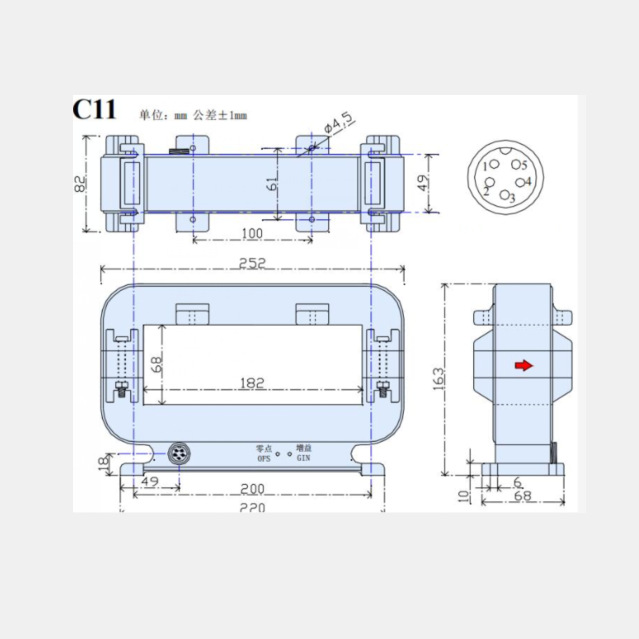 霍尔电流传感器 型号:M31-HEC 7500-C11（V5,±15）库号：M377263