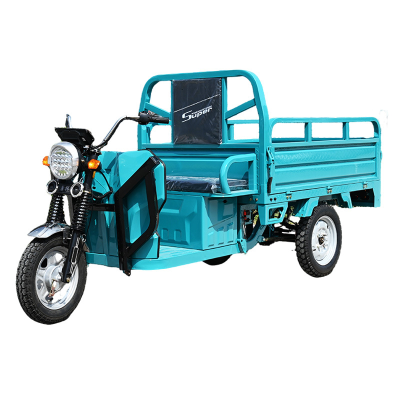Triciclo eléctrico transfronterizo de transporte de mercancías triciclo eléctrico de carga agrícola triciclo eléctrico de carga doméstico triciclo eléctrico de carga y pasajeros