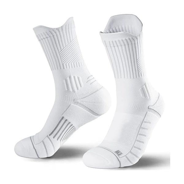LR05 wool-pull sports socks [White]