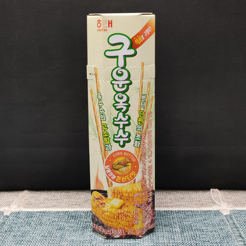 Korean imported Haitai baked sweet potato biscuits 27g boxed biscuits shelf life 12 months 30 boxes per box