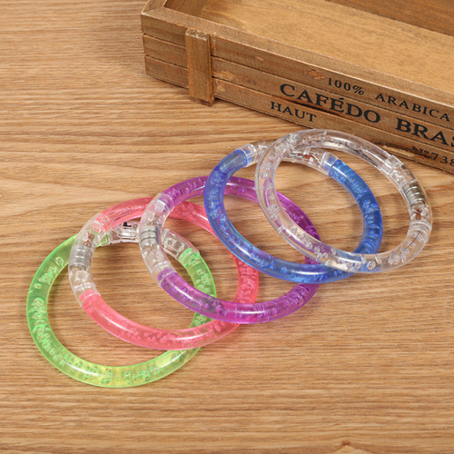 Luminous Toy Acrylic Glitter Bracelet Luminous Bracelet Bar Dance Street Stall Supply Wholesale