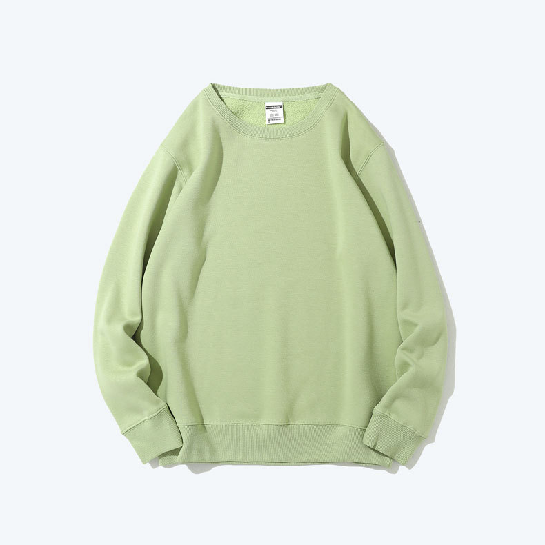 Sudadera de forro polar para trabajo con impresión de logotipo personalizado, uniforme de equipo publicitario, camiseta de grupo con texto impreso, uniforme de trabajo de manga larga al por mayor, engrosada.