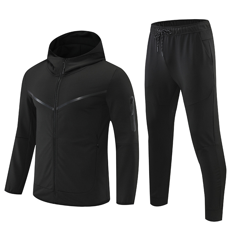 Conjunto Deportivo Informal para Otoño e Invierno, Sudadera Tipo Cárdigan Unisex de Algodón, Uniforme de Grupo, Traje de Entrenamiento de Manga Larga con Logotipo Estampado, Moderno