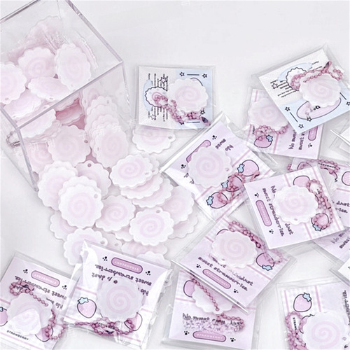 Cute Fish-shaped Board Circle Pendant Small Decorative Doll Accessories Xianghong Book Pink Coiled Backpack Couple Hanging Ornament