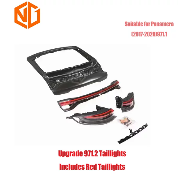 Car bumper upgrade body kit for retrofitting old models with new tail lights, suitable for 17-22 models