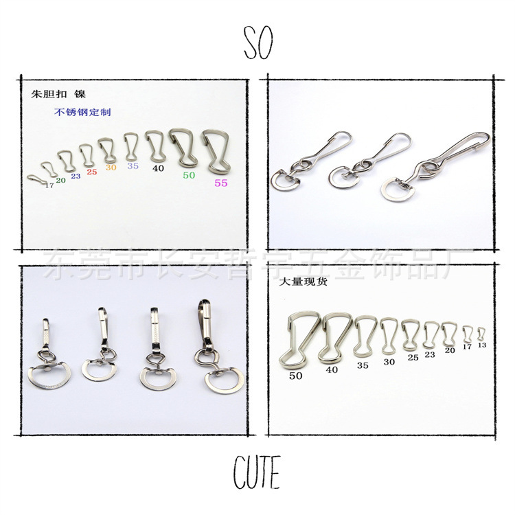 Manufacturer in stock wholesale 304 stainless steel iron gall buckle…