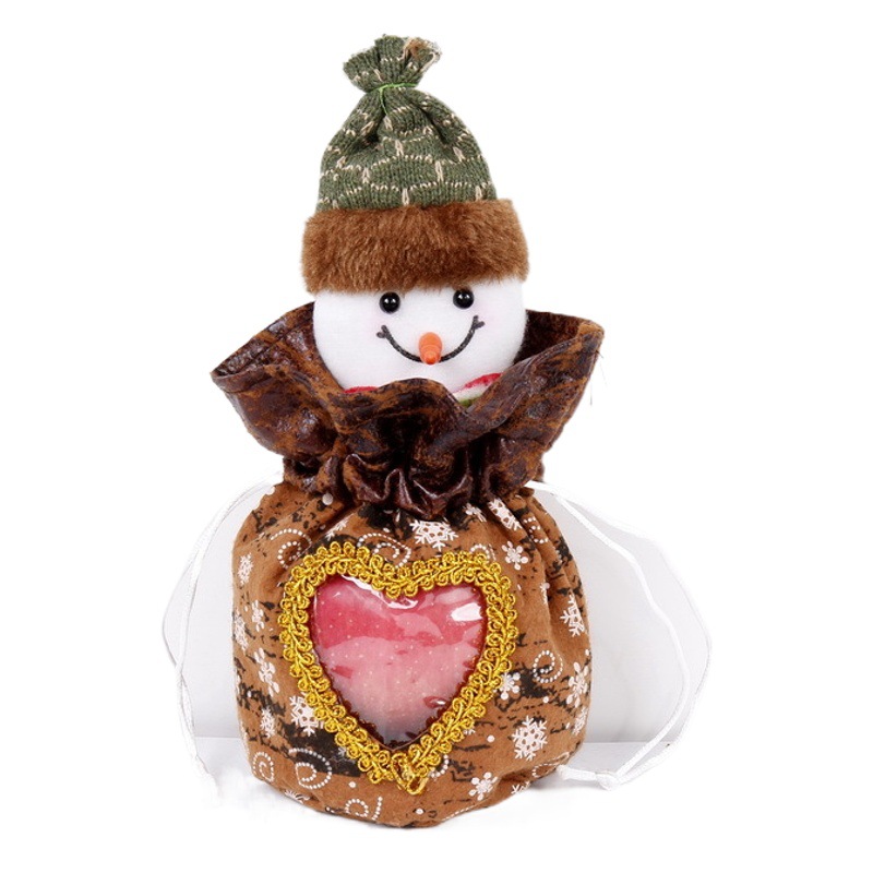 Bolsas de regalo de dulces para Nochebuena, bolsas de manzanas con diseño de árbol de Navidad 3D, bolsas de regalo de manzanas navideñas al por mayor