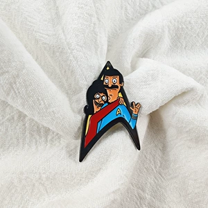 BobTina Star Trek Mix-and-Match Brooch Vulcan Gesture Enamel Badge Anime Merchandise Backpack Pin