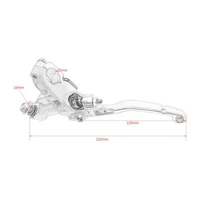 Other brake systems Silver-White Front Disc Brake