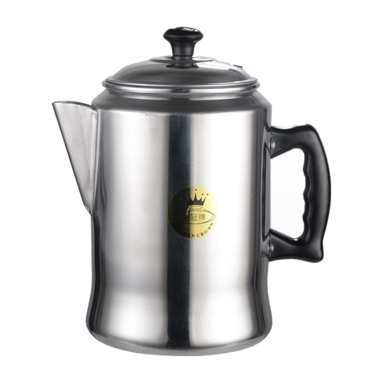 GoLden Crown Brand Hong Kong StyLe MiLk Tea Pot Coffee Pot Teapot PuLL Teapot ALuminum Pot Stockings MiLk Tea SpeciaL Pot 3L