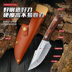 Mongolian hand-hand meat knife forged hand-cut meat knife Enke meat-eating knife sharp hand-grilled meat steak knife